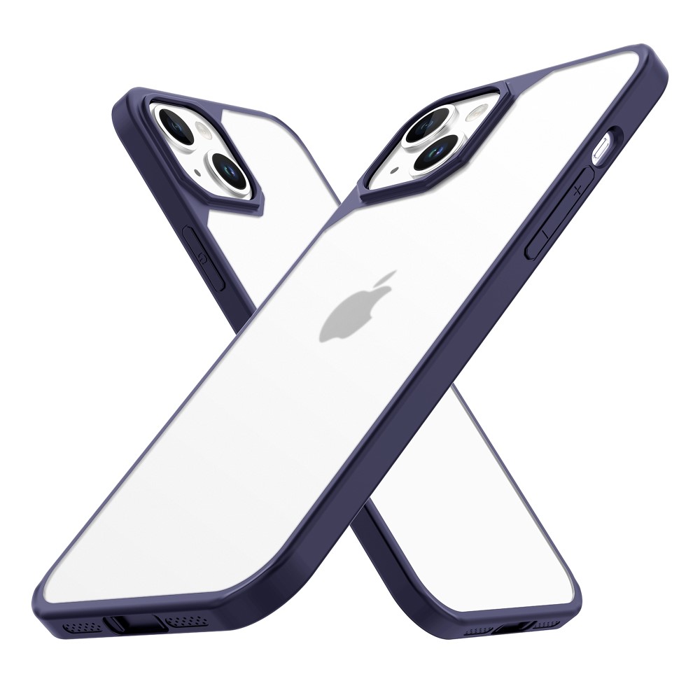 LEEU DESIGN LEEU DESIGN iPhone 15 Skal Hybrid Matt Blå