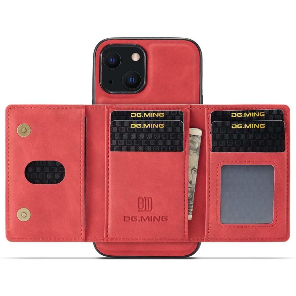 DG.MING DG.MING iPhone 15 Skal 2in1 Magnetisk Avtagbart Kortfack
