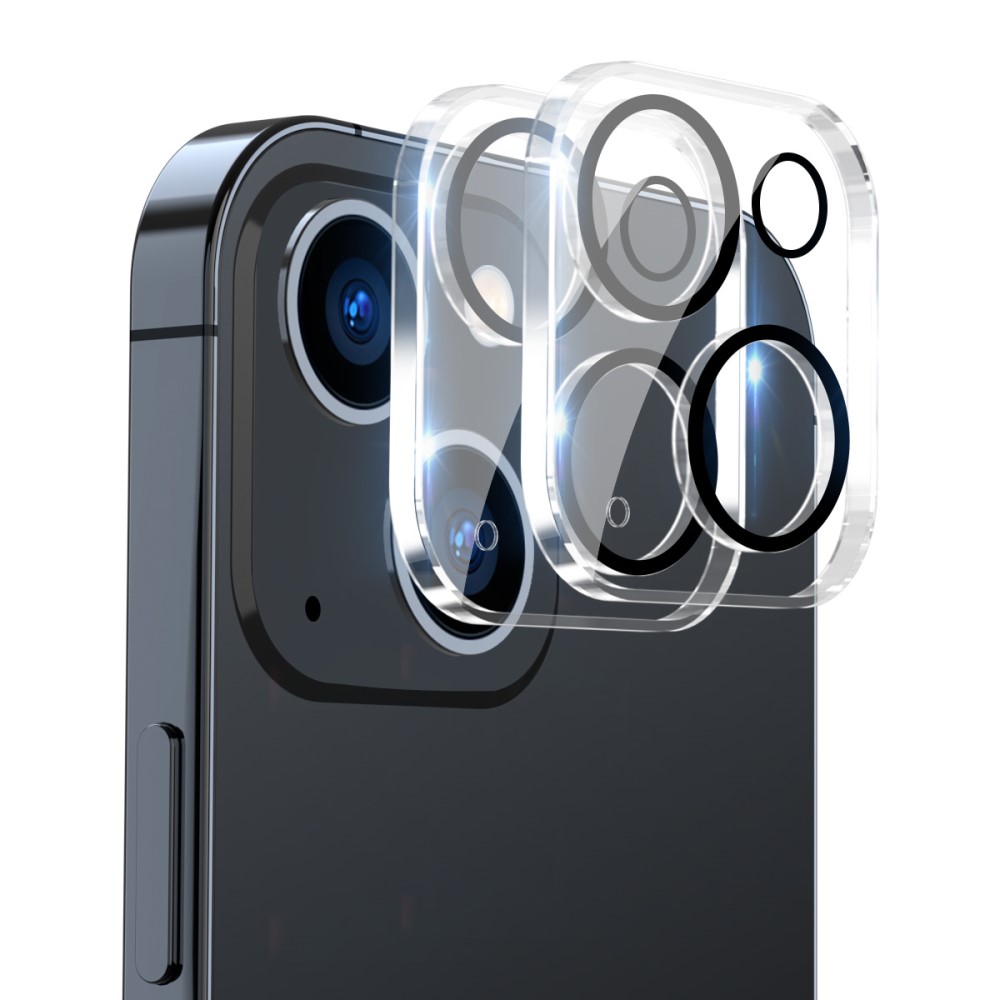 ENKAY ENKAY iPhone 15 / 15 Plus 2-PACK Linsskydd Härdat Glas