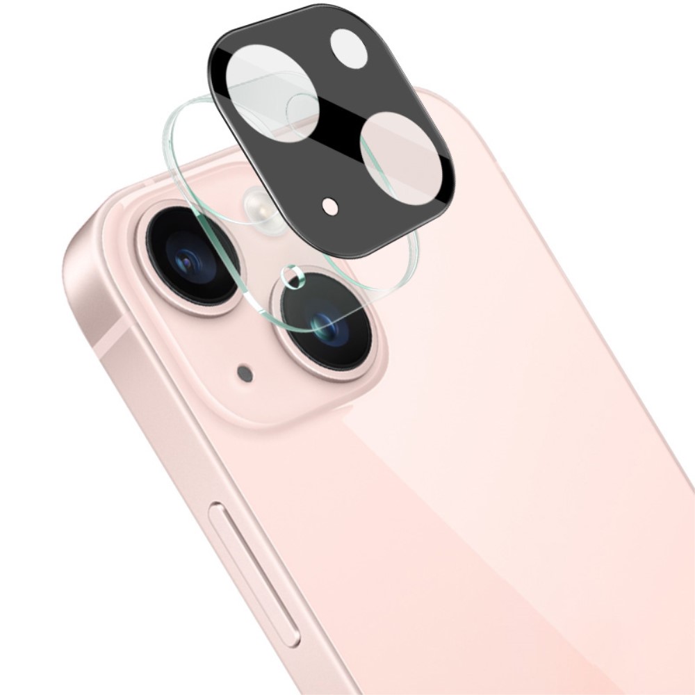 IMAK IMAK iPhone 15 / 15 Plus Linsskydd Akryl/Härdat Glas Svart
