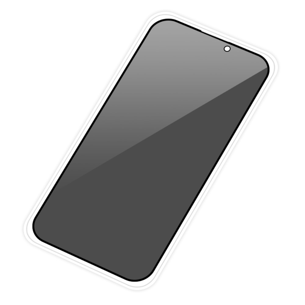RURIHAI RURIHAI iPhone 15 Skärmskydd Heltäckande Privacy