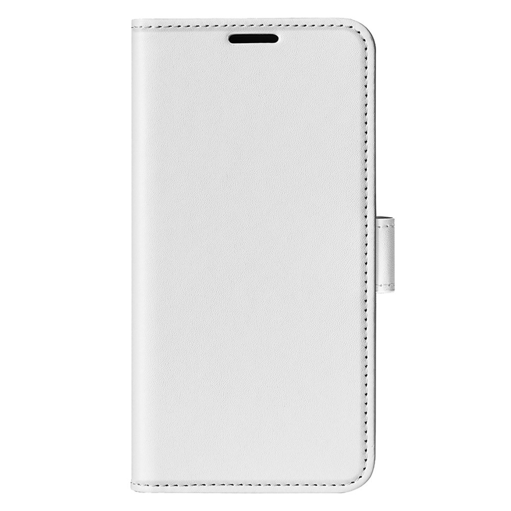  iPhone 15 Plus Fodral Crazy Horse Läder Vit