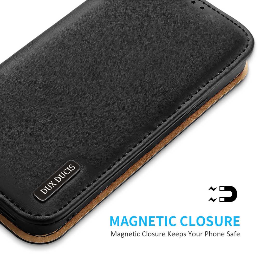 DUX DUCIS DUX DUCIS iPhone 15 Plus Fodral RFID Läder Svart