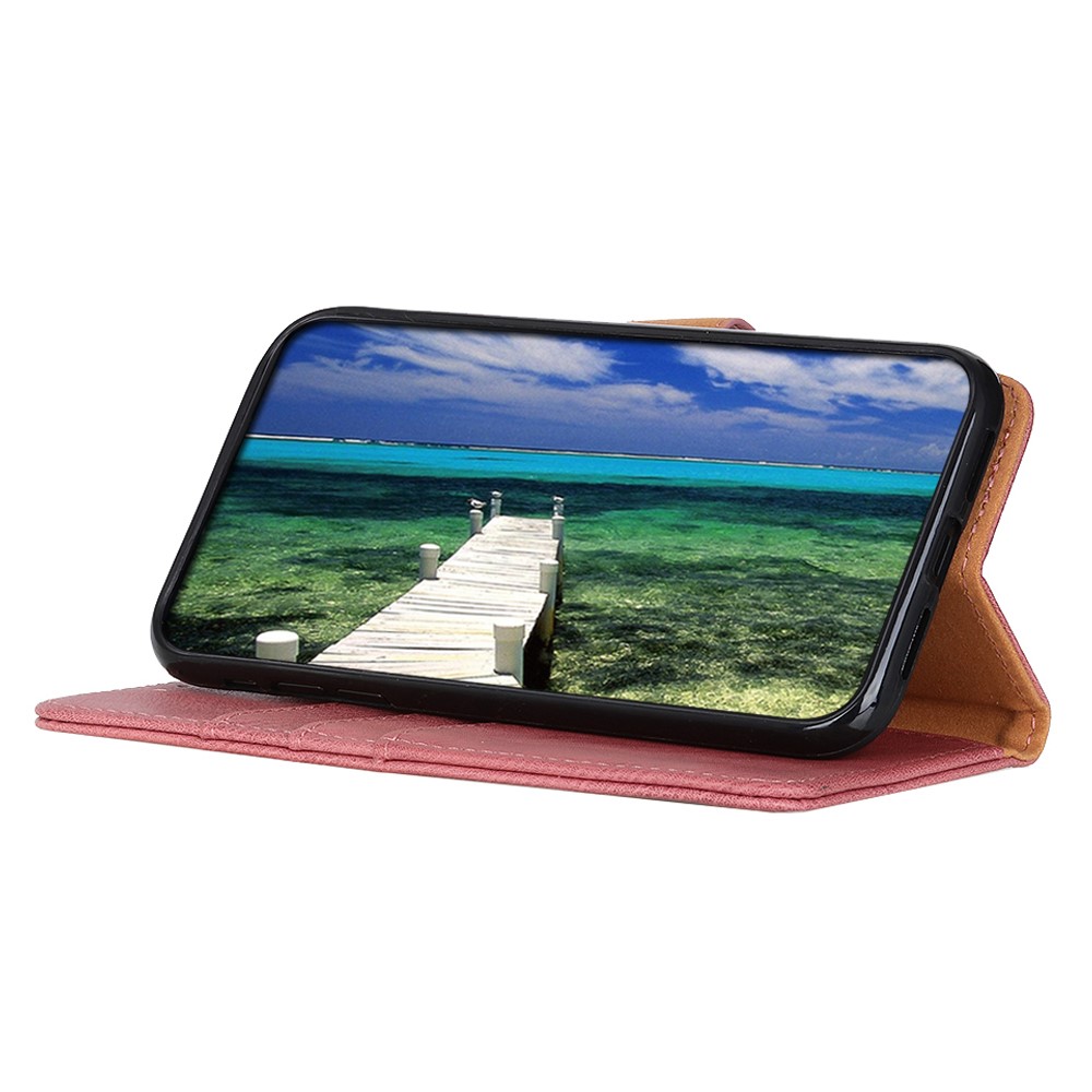 KHAZNEH KHAZNEH iPhone 15 Plus Fodral Läder Rosa
