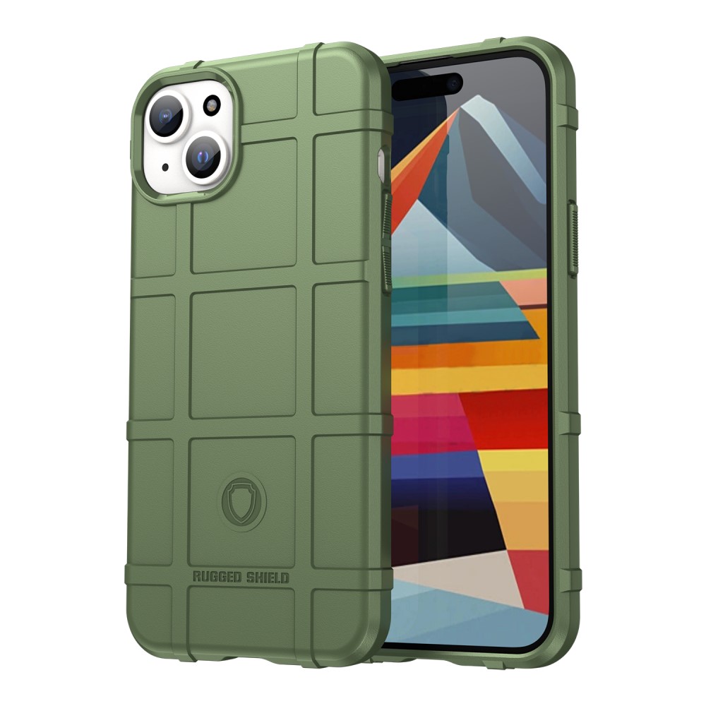  iPhone 15 Plus Skal Robust Grön