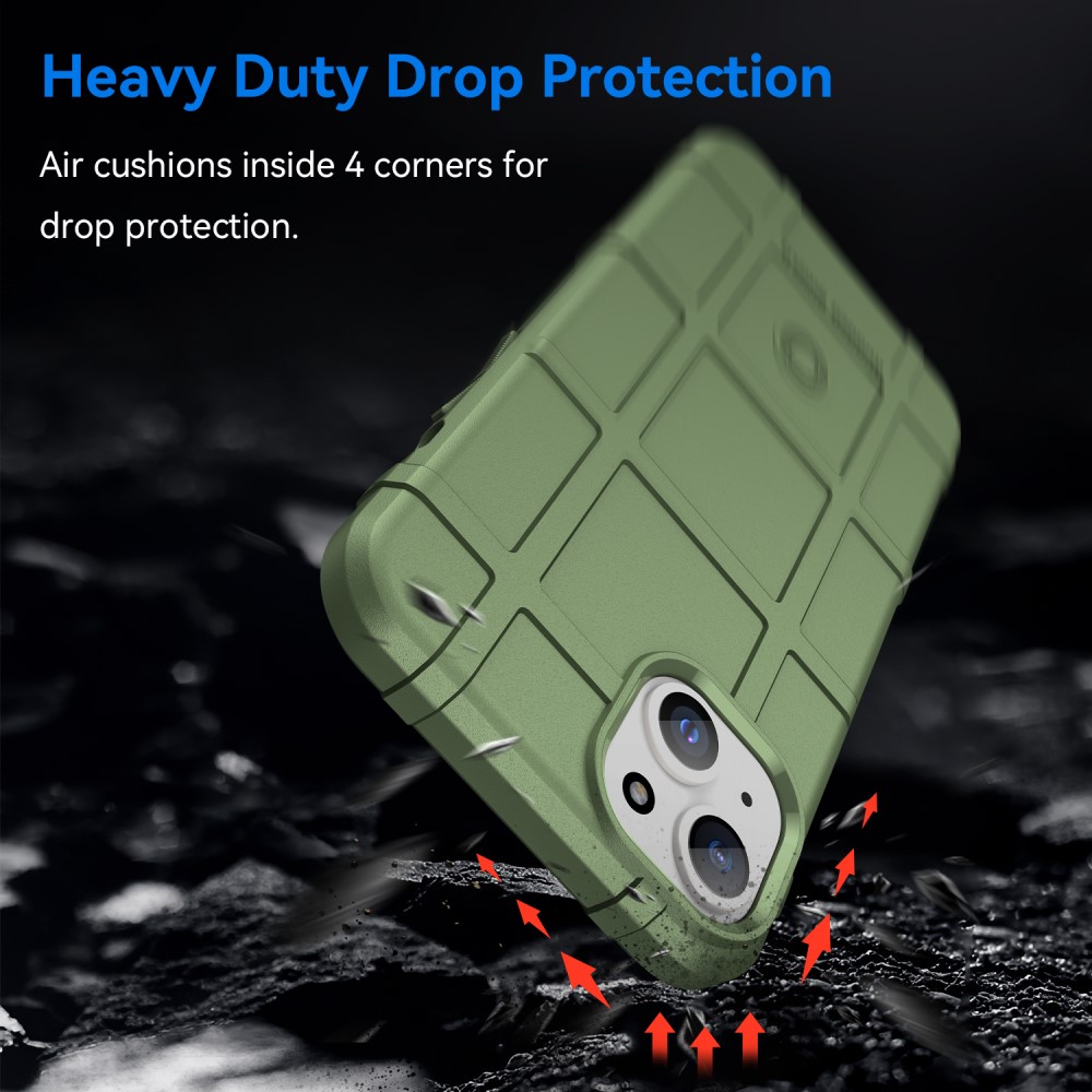  iPhone 15 Plus Skal Robust Grön