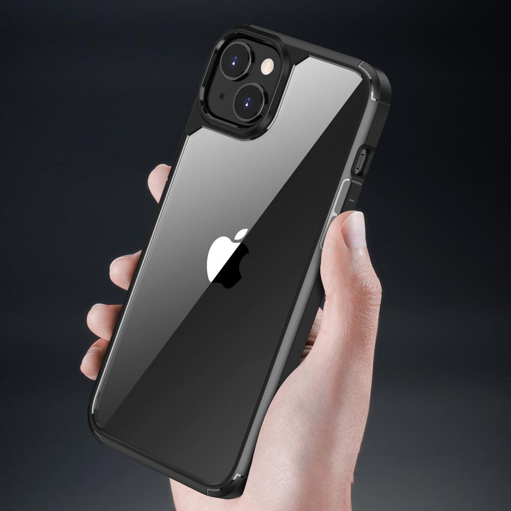  iPhone 15 Plus Skal Defense Armor Hybrid Svartgrön