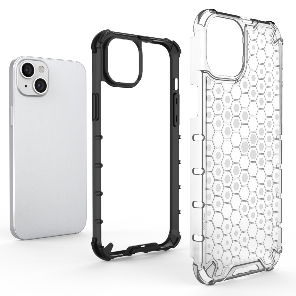  iPhone 15 Plus Skal Honeycomb Shockproof Vit