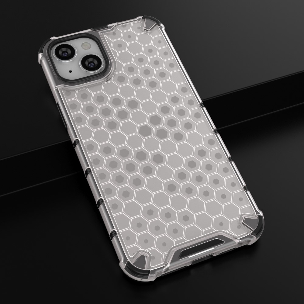  iPhone 15 Plus Skal Honeycomb Shockproof Vit