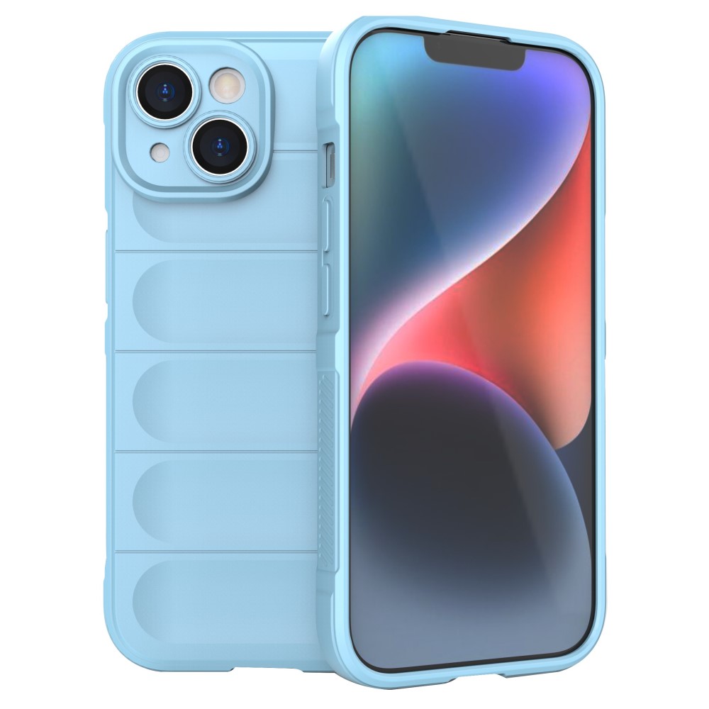  iPhone 15 Plus Skal Magic Shield Ljus Blå
