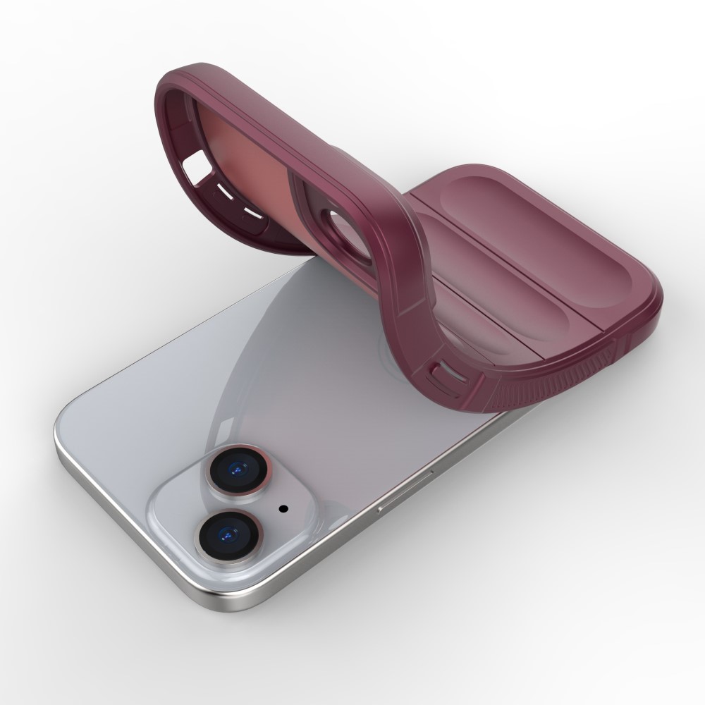  iPhone 15 Plus Skal Magic Shield Vinröd