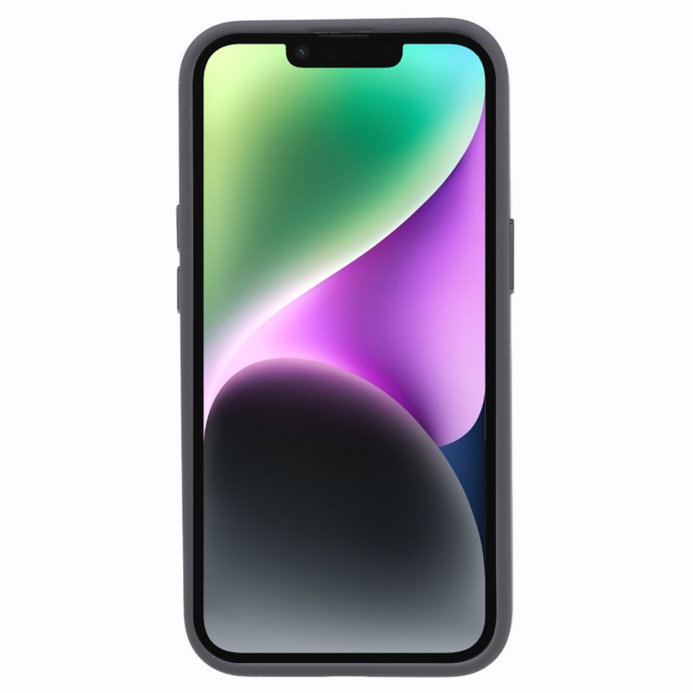  iPhone 15 Plus Skal Liquid Silikon AluLens Grå
