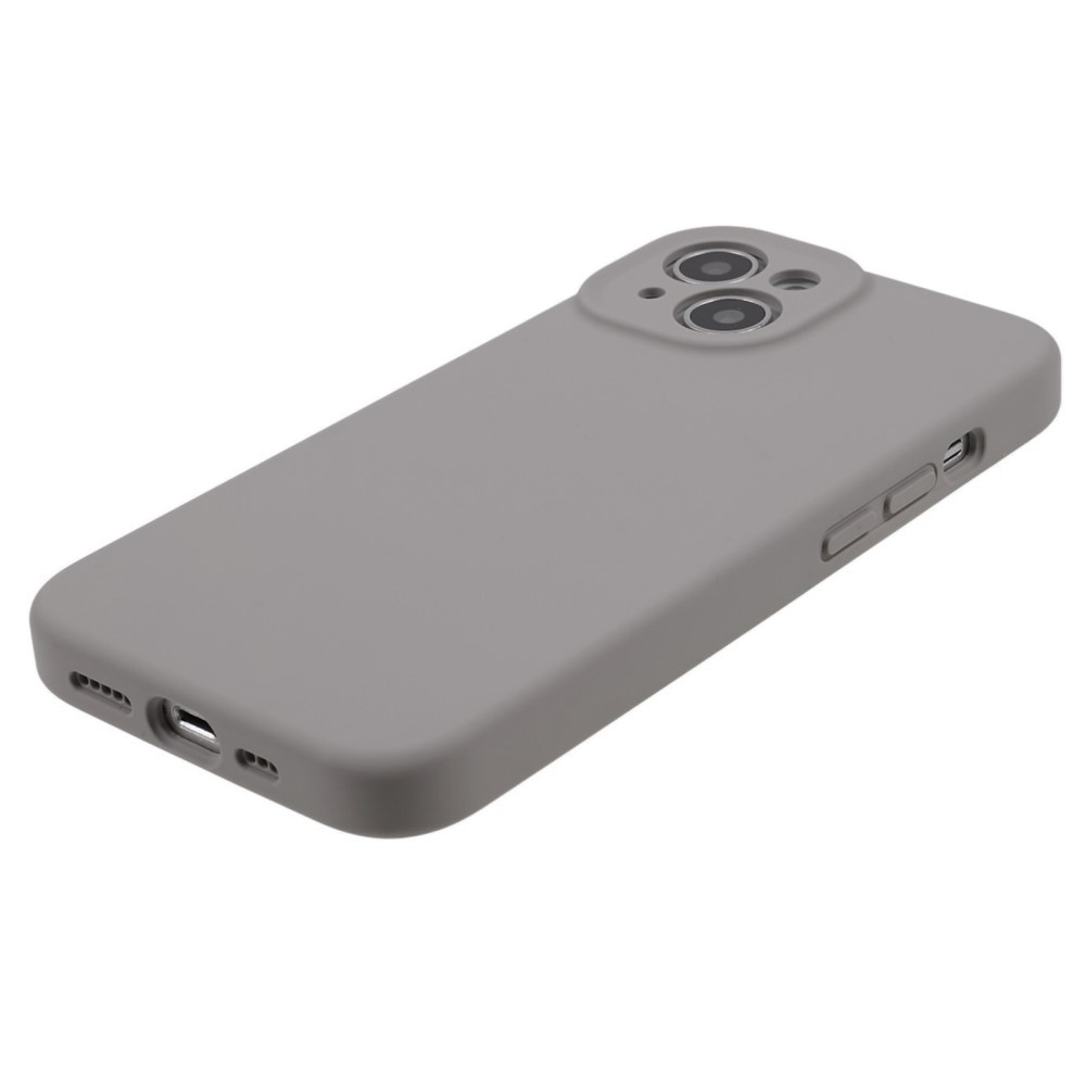  iPhone 15 Plus Skal Liquid Silikon Grå