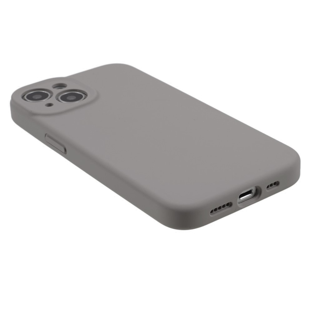  iPhone 15 Plus Skal Liquid Silikon Grå