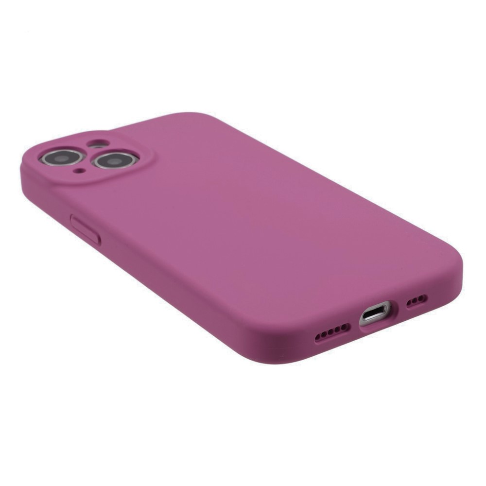  iPhone 15 Plus Skal Liquid Silikon Rosa Pitaya