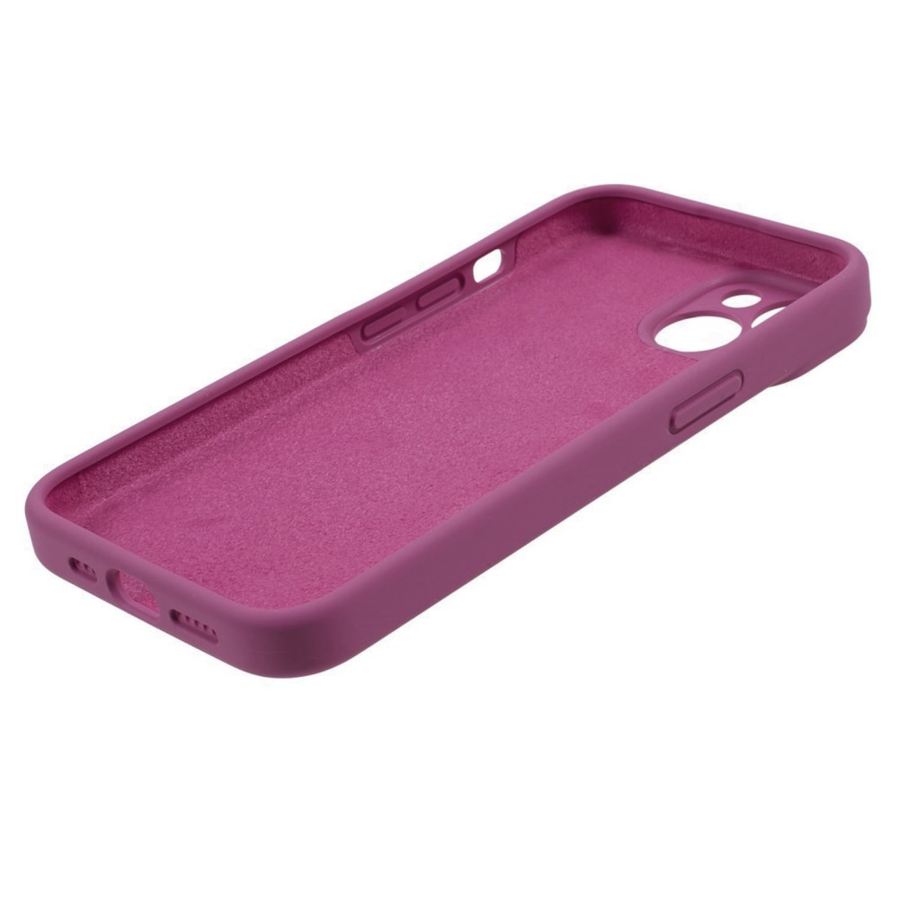  iPhone 15 Plus Skal Liquid Silikon Rosa Pitaya