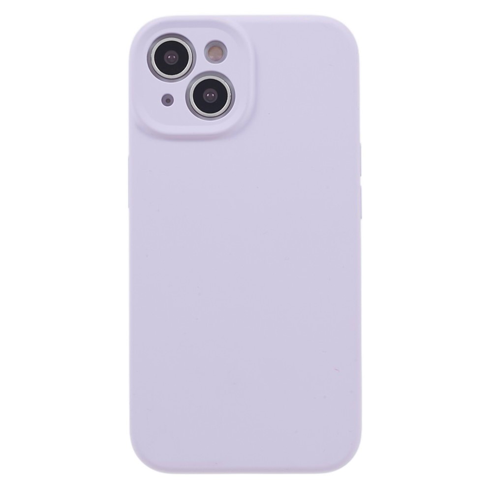  iPhone 15 Plus Skal Liquid Silikon Ljus Lila