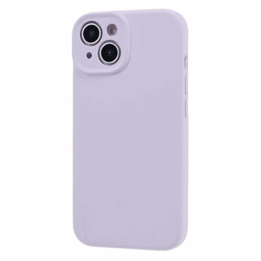 iPhone 15 Plus Skal Liquid Silikon Ljus Lila