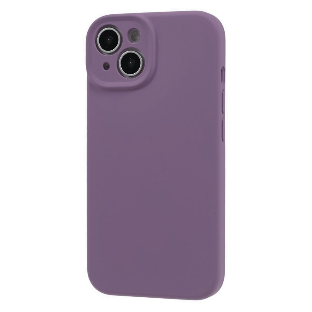  iPhone 15 Plus Skal Liquid Silikon Lila