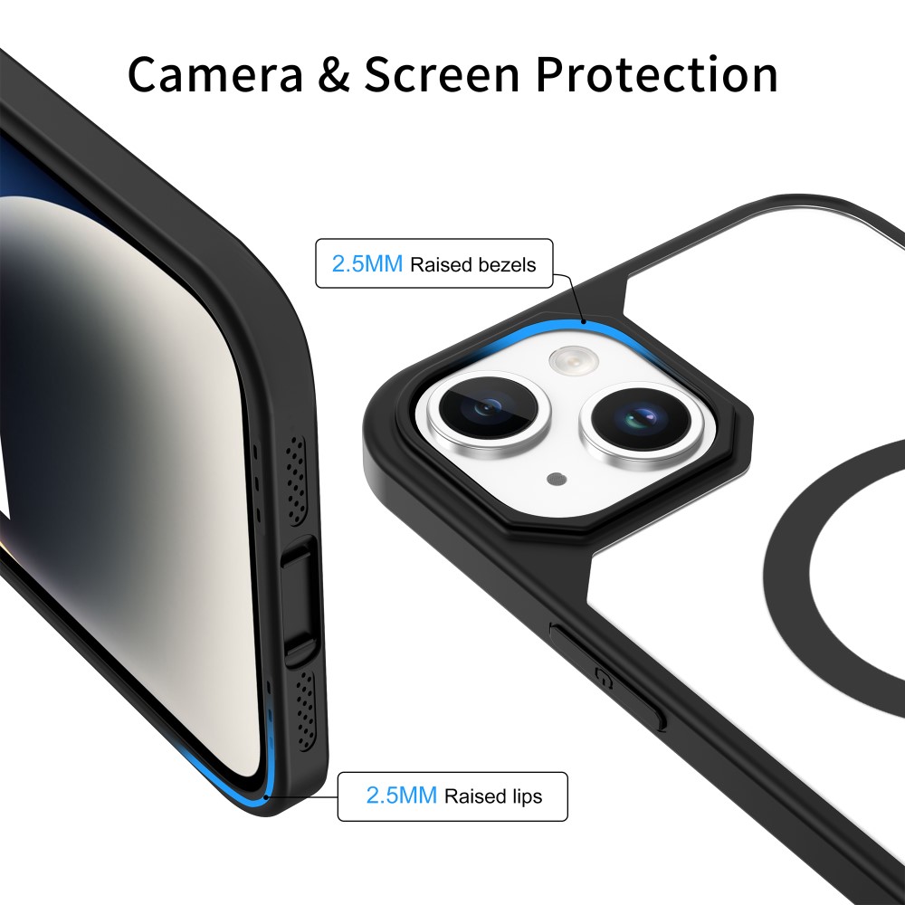 LEEU DESIGN LEEU DESIGN iPhone 15 Plus Skal MagSafe Hybrid Svart