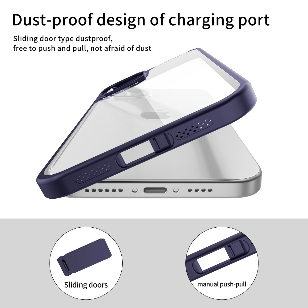 LEEU DESIGN LEEU DESIGN iPhone 15 Plus Skal Hybrid Blå
