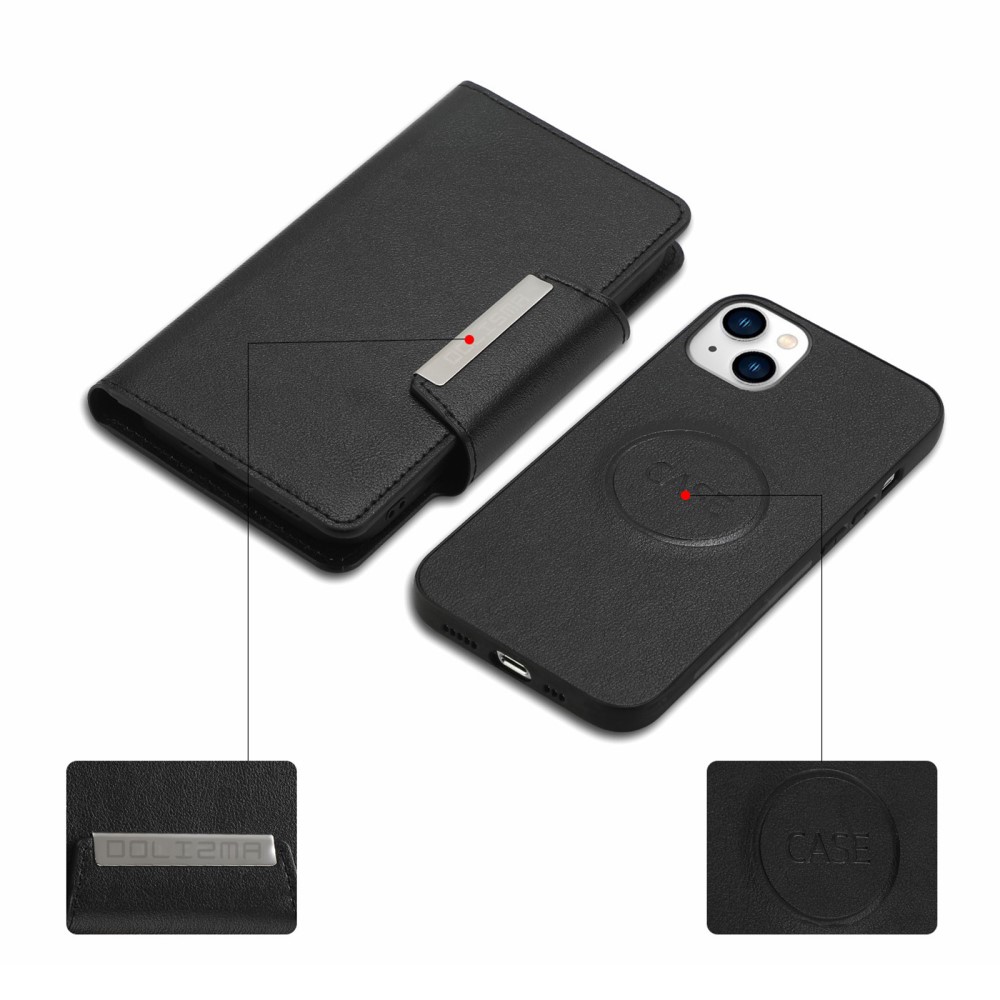  iPhone 15 Plus 2in1 Magnet Fodral Svart