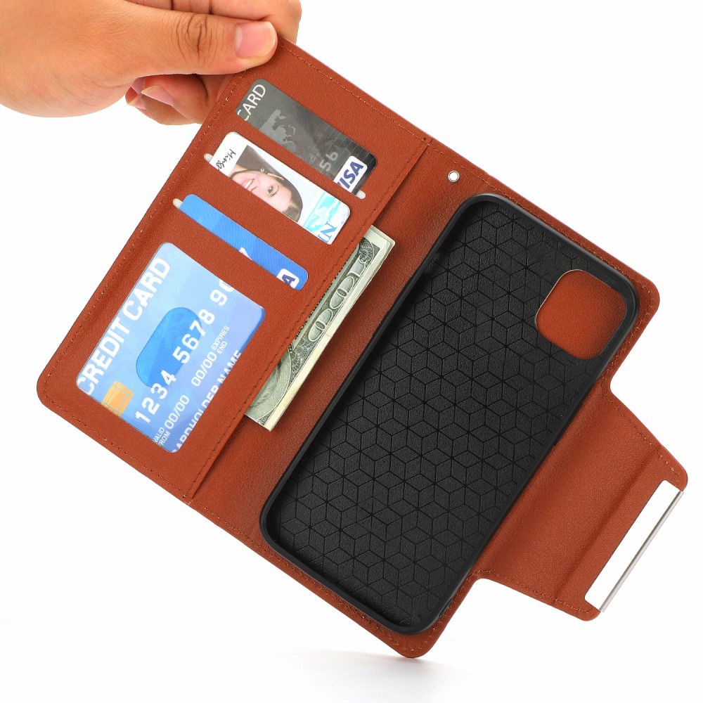 iPhone 15 Plus 2in1 Magnet Fodral Brun