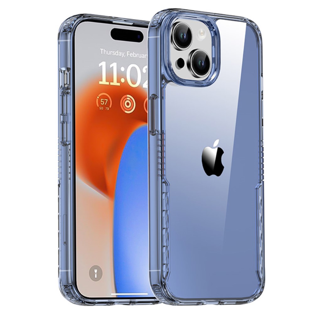 IPAKY IPAKY iPhone 15 Plus Skal Hybrid Transparent Blå