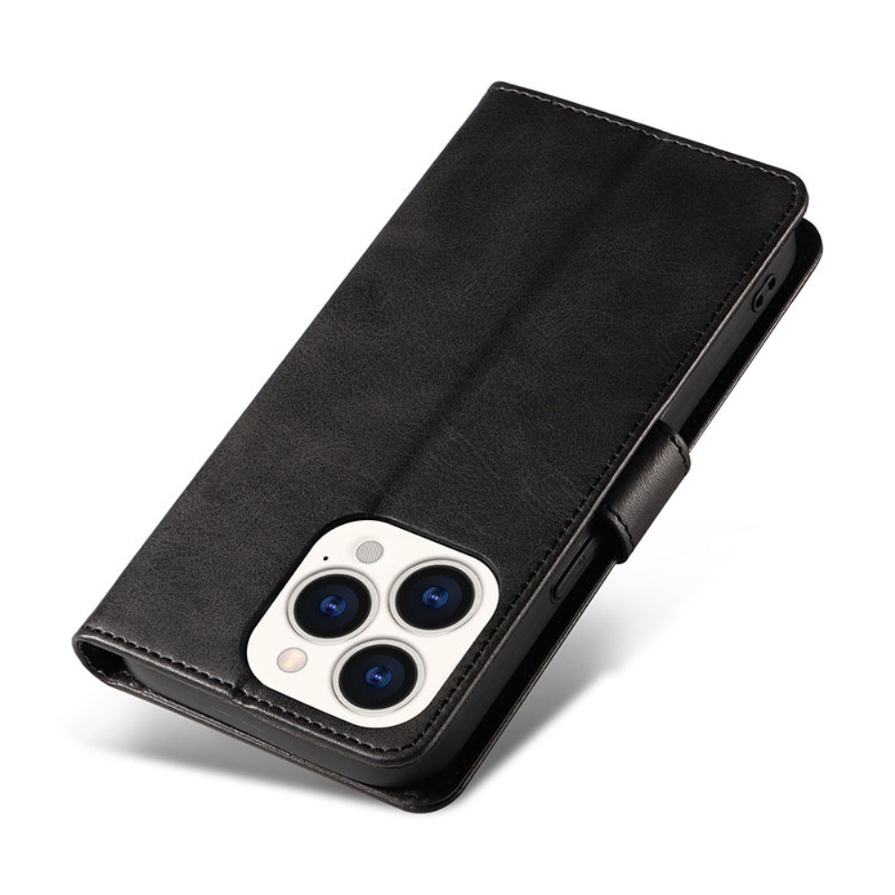  iPhone 15 Plus Fodral Läder Röd