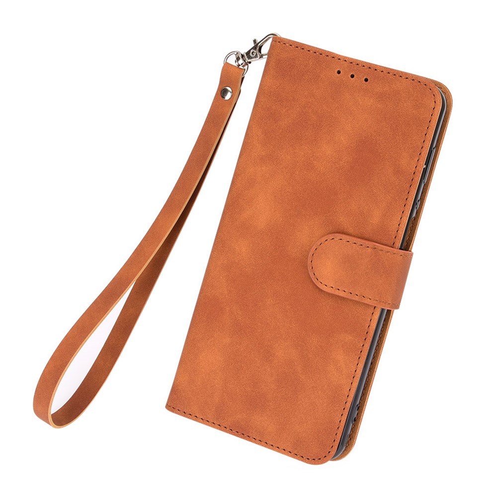  iPhone 15 Plus Fodral Skin Touch Brun