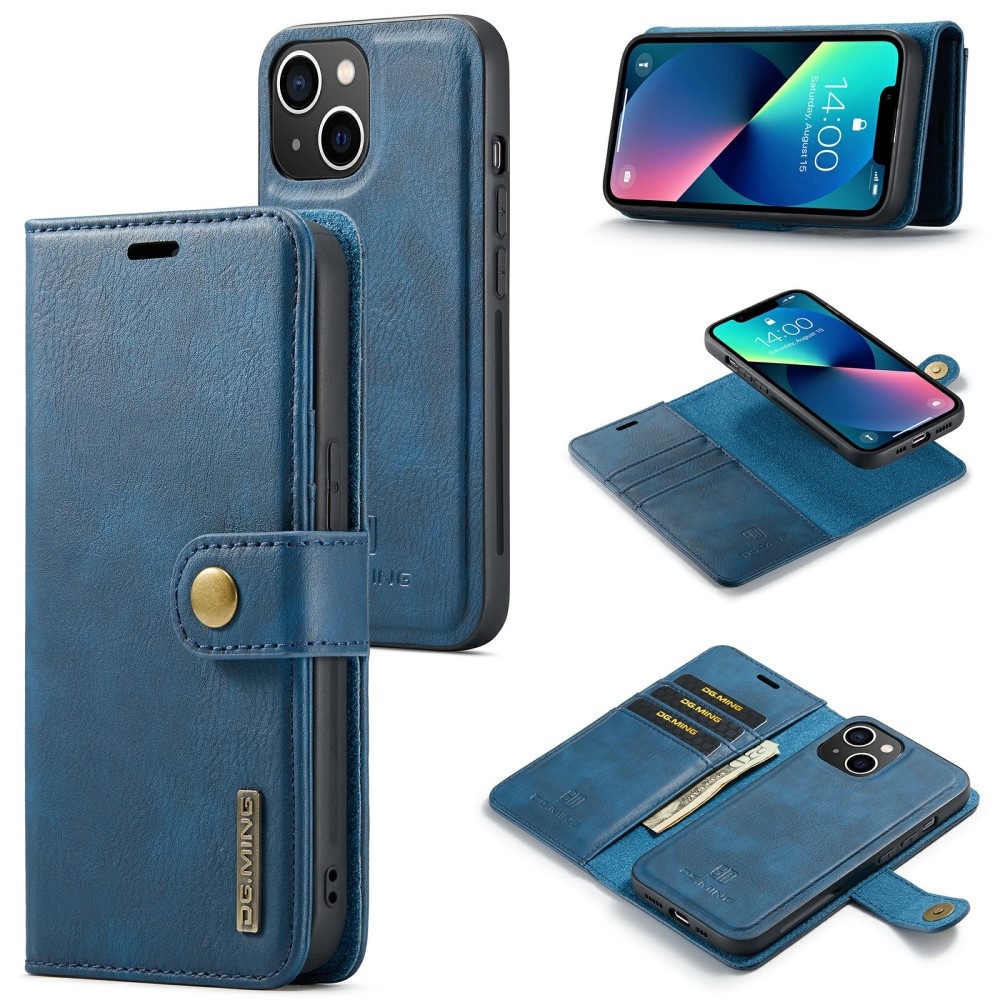DG.MING DG.MING iPhone 15 Plus 2in1 Magnet Fodral / Skal Blå