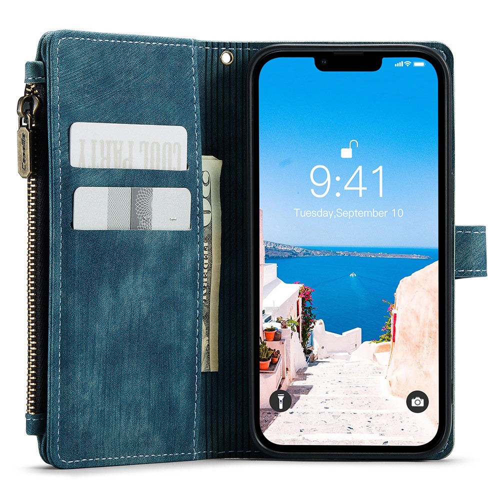 CASEME CASEME iPhone 15 Plus Multifunktionellt Fodral Blå