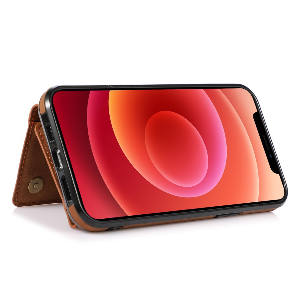  iPhone 15 Plus Skal Kickstand Med Kortfack Blå