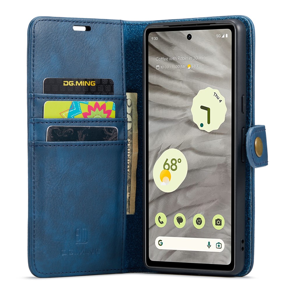 DG.MING DG.MING Google Pixel 7A 2in1 Magnet Fodral / Skal Blå