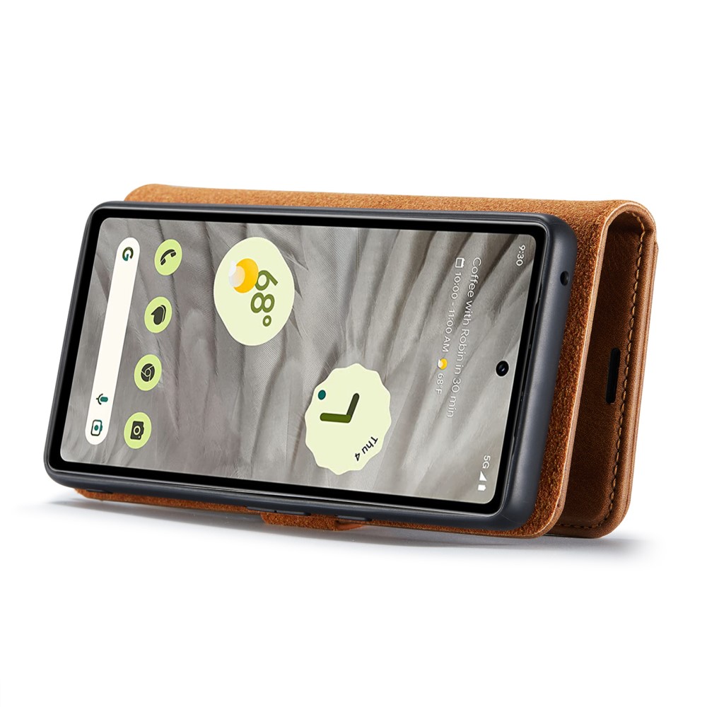 DG.MING DG.MING Google Pixel 7A 2in1 Magnet Fodral / Skal Brun