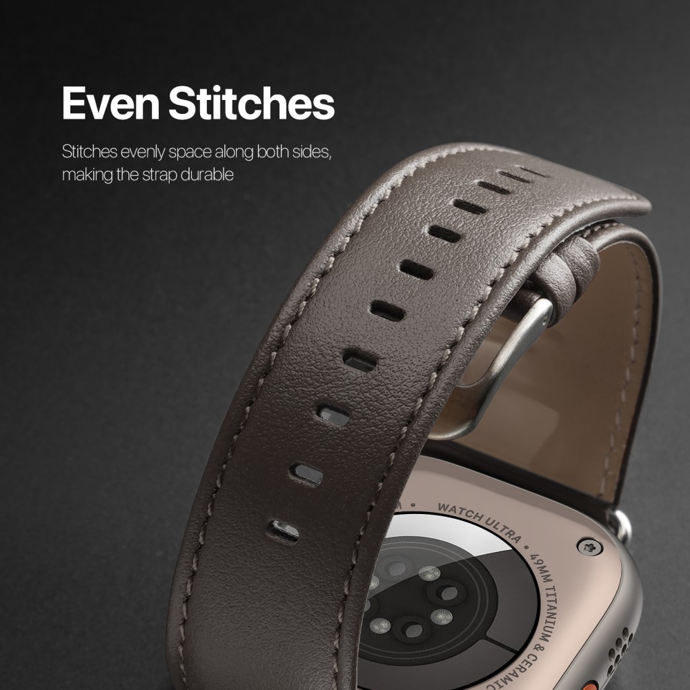 DUX DUCIS DUX DUCIS Apple Watch 42/44/45/46/49 mm Armband Äkta Läder