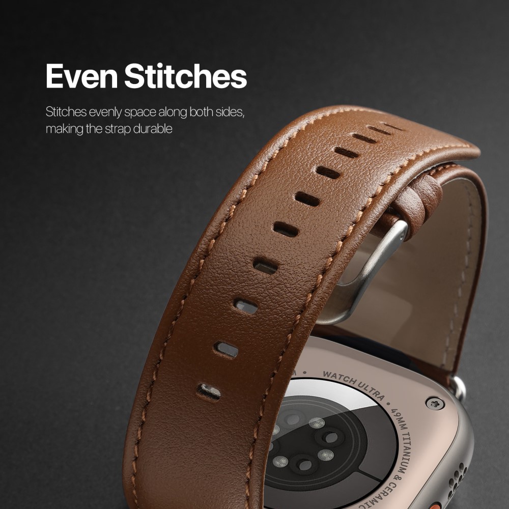 DUX DUCIS DUX DUCIS Apple Watch 38/40/41/42 mm mm Armband Äkta Läder