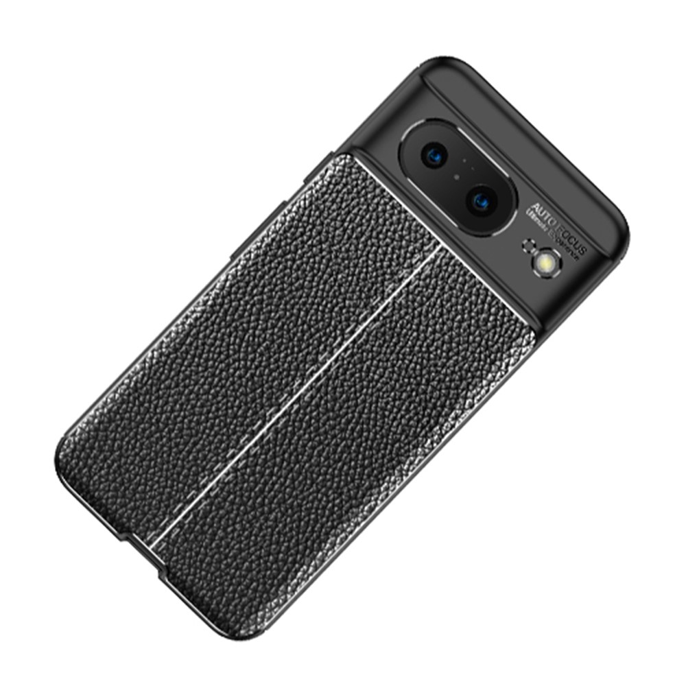 Google Pixel 8 Skal Litchi Textur Svart