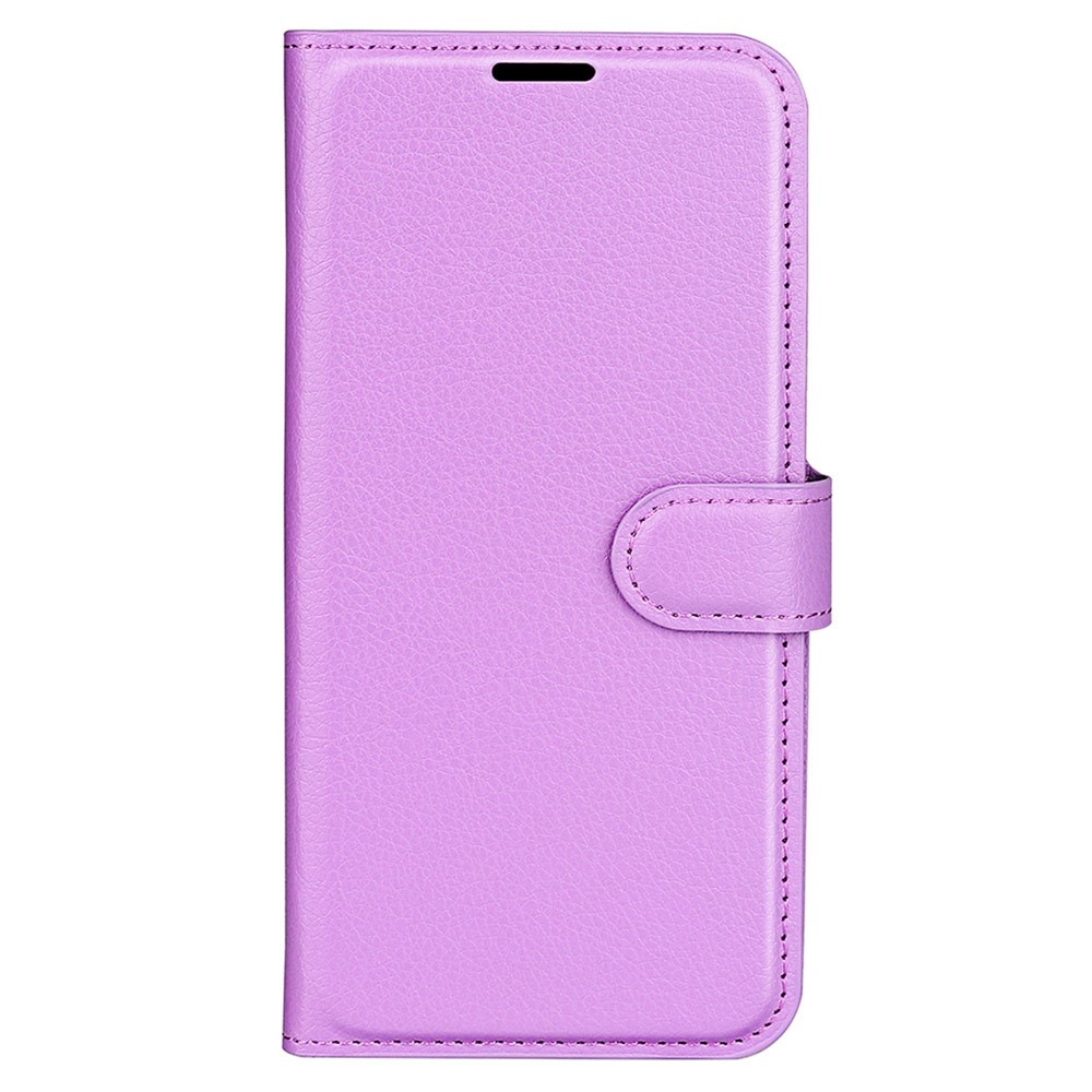  Google Pixel 8 Pro Fodral Litchi Textur Lila