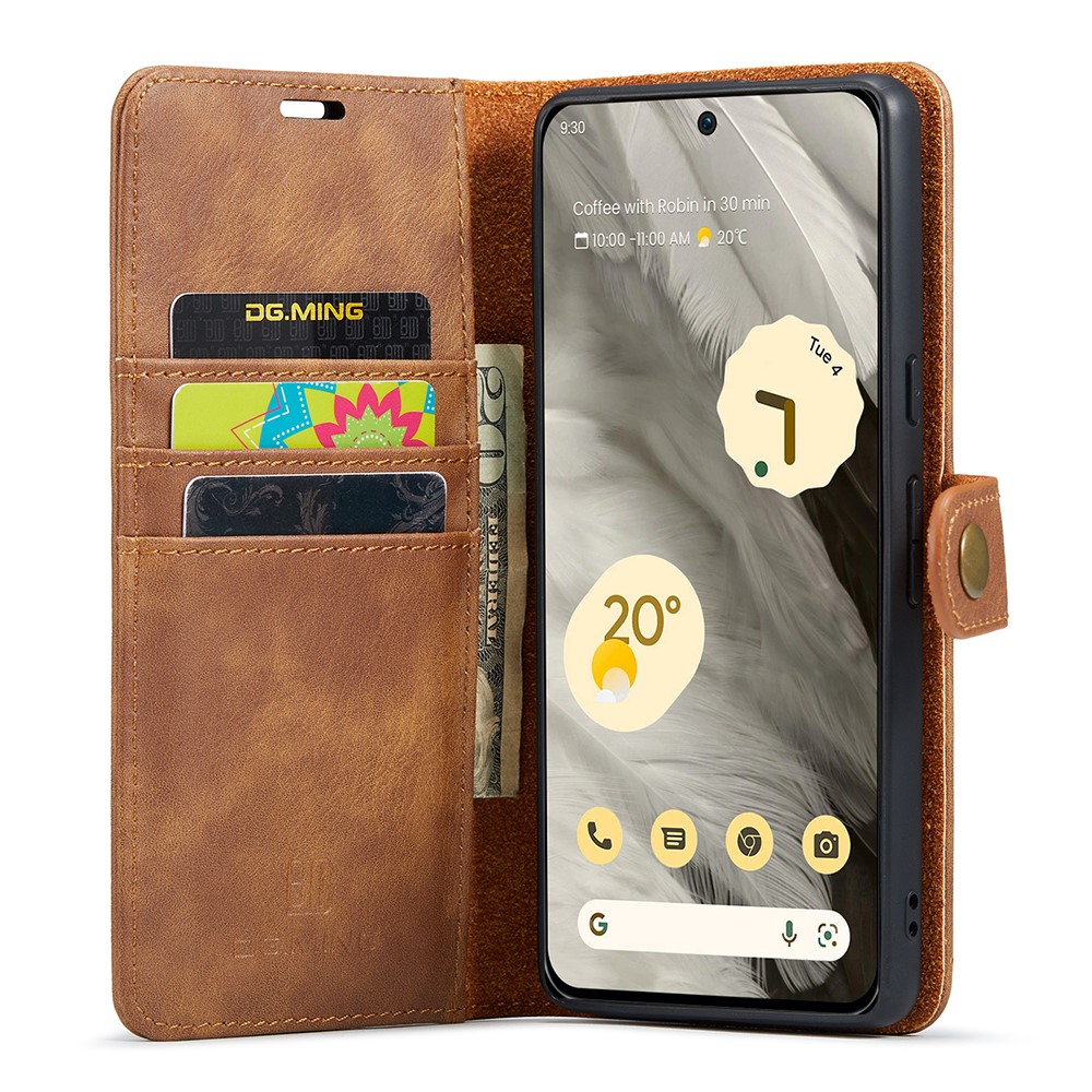 DG.MING DG.MING Google Pixel 8 2in1 Magnet Fodral / Skal Brun