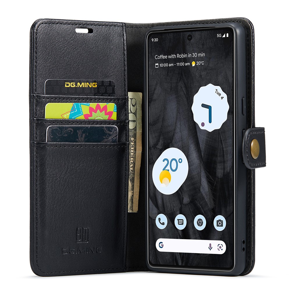 DG.MING DG.MING Google Pixel 8 Pro 2in1 Magnet Fodral / Skal Svart