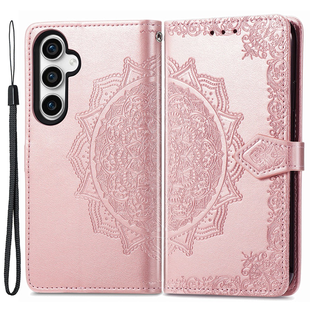  Samsung Galaxy S23 FE Fodral Mandala Blossom Roséguld