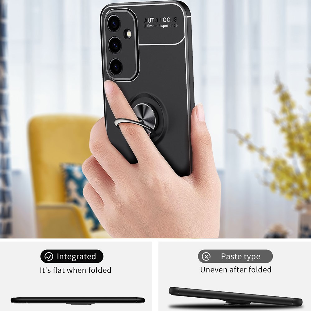  Samsung Galaxy S23 FE Skal Ring Svart/Blå