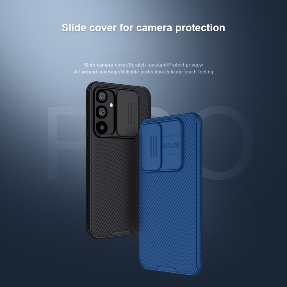 NILLKIN NILLKIN Samsung Galaxy S23 FE Skal CamShield Pro Blå