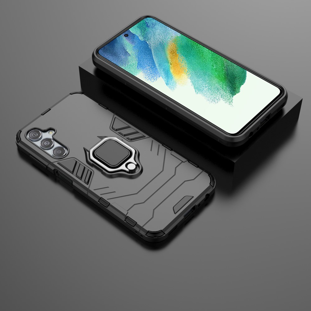  Samsung Galaxy S23 FE Skal Hybrid Armor Ring Svart