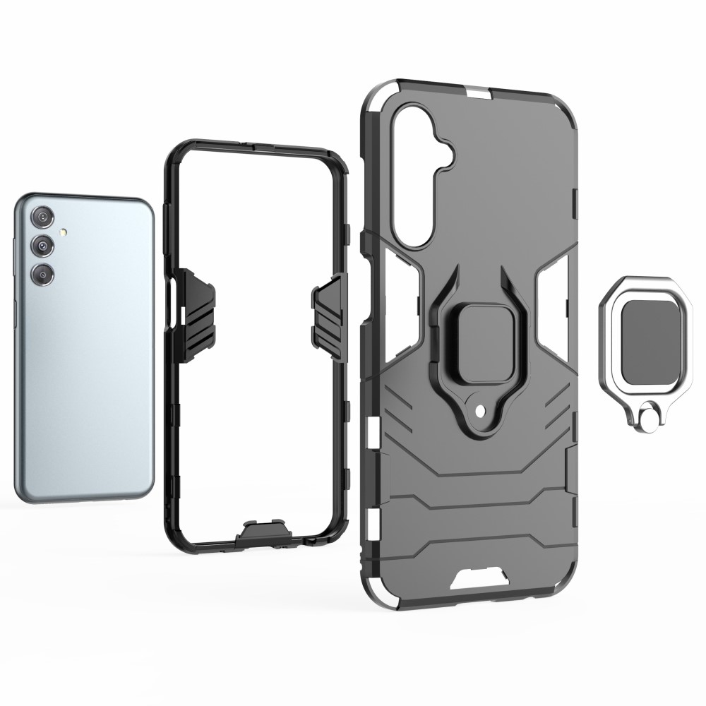  Samsung Galaxy S23 FE Skal Hybrid Armor Ring Blå