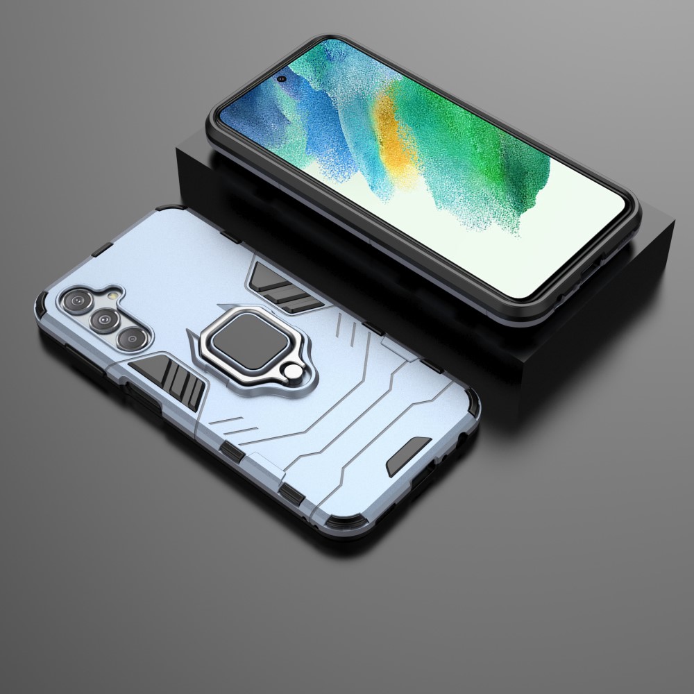 Samsung Galaxy S23 FE Skal Hybrid Armor Ring Blå