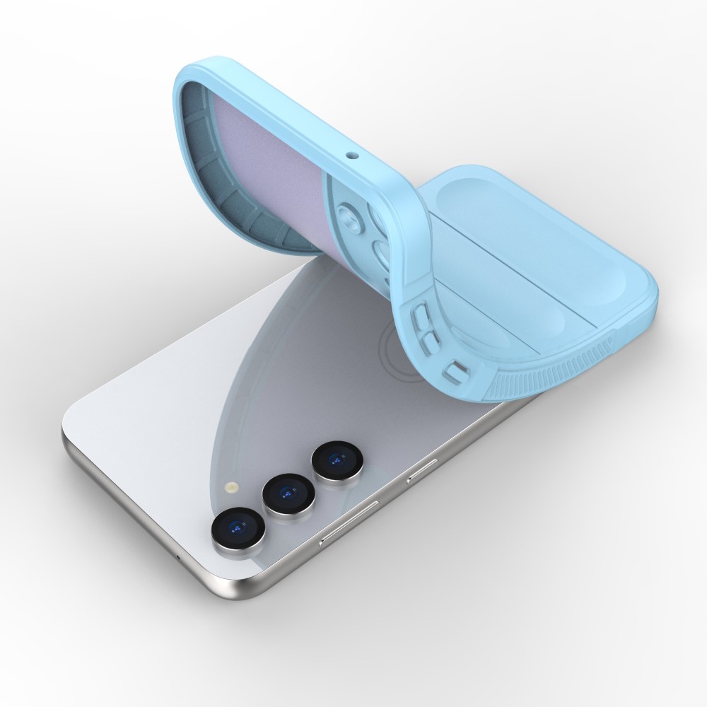  Samsung Galaxy S23 FE Skal Magic Shield TPU Ljus Grå