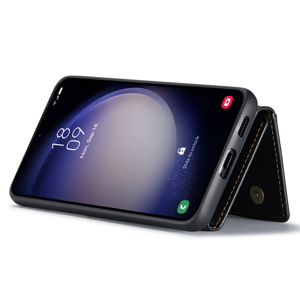 DG.MING DG.MING Galaxy S23 FE Skal Med Magnetisk Plånbok Svart