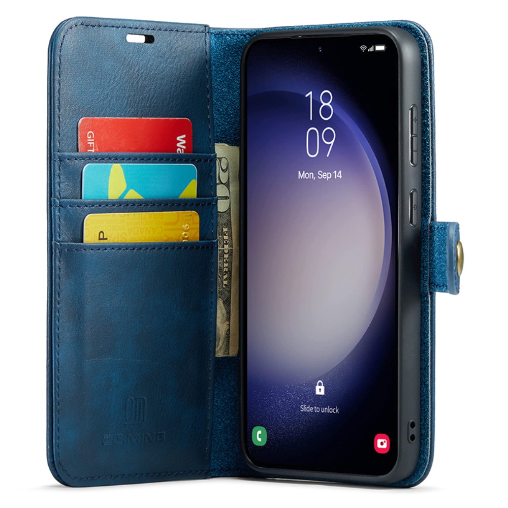DG.MING DG.MING Galaxy S23 FE 2in1 Magnet Fodral / Skal Blå